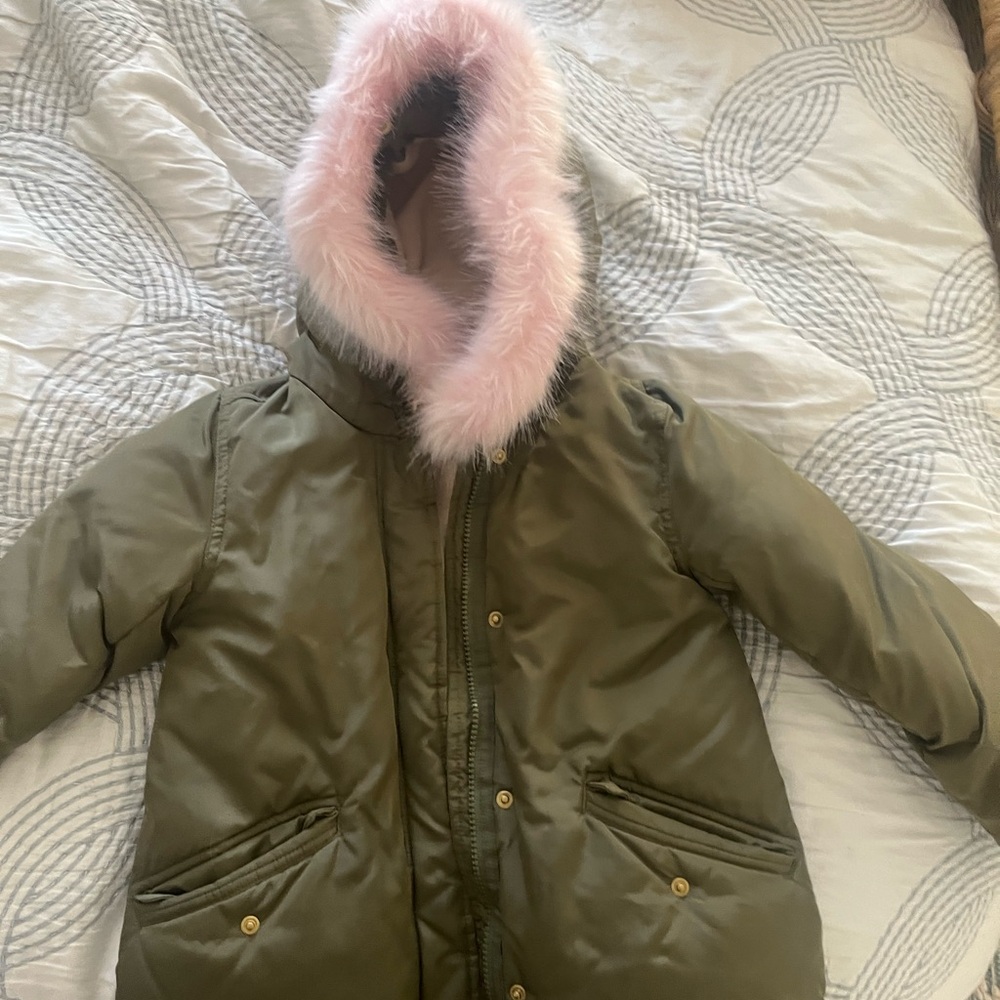 Jcrew Crewcuts everyday  Olive Puffer Jacket